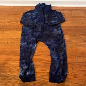 Pixie Lane Girl’s Blue Tye Dye Pajama Onesie Size Medium